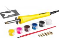 Прибор для выжигания с насадками и красками