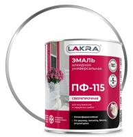 Эмаль ПФ-115 белый 2,8 кг.(Лакра)