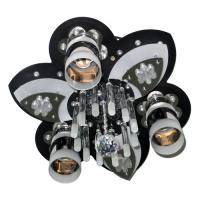 Люстра потолочная светодиодная 70015 3CR+BK RC RBPLED