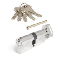 Цилиндровый механизм APECS SC-80 Z - C - NI никель с барашком