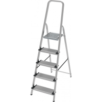Стремянка алюмин 5 ступ. с шириной 130мм, раб. высота 3,03 м, макс.нагрузка 150кг   Новая высота