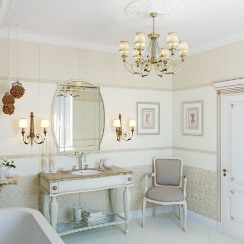 Glass border gold 01 600 20