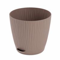 Горшок для цветов  Флис  с прикорневым поливом 2л (какао)
