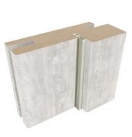 Стойка дверная ALBERO с уплотнителем телескопическая 70*28*2070 Эко-шпон Дуб Нордик