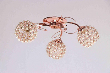 Люстра потолочная Эконом 22090-3PWT