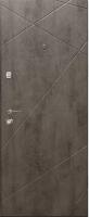 Дверное полотно Дизайн 1  800 2000 ПВХ Бетон темный