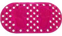 Коврик на липучках 66 33 массажный розовый