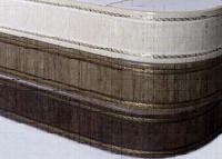 Карниз  Модерн  280 2-х ряд.кремовый 342 с поворотом