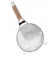 Сито металлич. с дерев. ручкой 24см