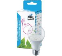 Лампа светодиодная VLED-FITO-A65-10W-E27 220V пластик VKL electric