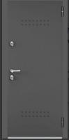 Дверь метал.  БУЛЬДОРС TERMO 100  950 2050 правая  (Букле графит R5,ПВХ  Орех грецкий  10ТD-2 )