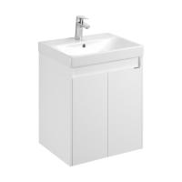 Тумба напольная СКАНДИ Doors 55 белая (под Адриана 55) AQUATON