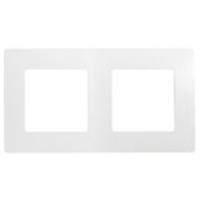 Рамка 2м ETIKA белая 672502