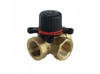 .Клапан поворот. Wester VRS3, 3-ход. (DN25,Kvs10,PN10,ВР 1",ГВ-КО-РО-ТП-ТТ-ОХ-ВК)