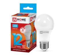 Лампа светодиодная LED-A60-VC 12Вт 230В Е27 4000К 1080Лм IN HOME