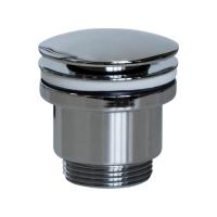 Выпуск для сифона click-clack цельнометал. пробка 63мм. без перелива F 62 хром. Frap