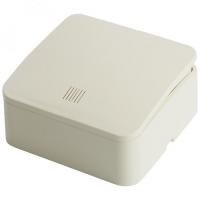 Выключатель 1-кл. ОП STEKKER София с индик., 250В, 10А, IP20,слон. кость MSW10-11-20-04