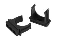 Крепеж-клипса для гофры d20мм черная