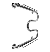 Полотенцесушитель М-обр с полкой AISI 32*2 (1") 600*500 полотенцесушитель