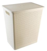 Корзина для белья 35л. Nature Слоновая кость (12 ) 40 27 46см BQ1203СЛК