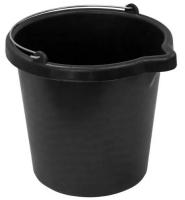 Ведро строительное мерное 20л черное PQtools