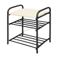 Обувница 1 (450 330 500) сиденье винилискожа СЛОНОВАЯ КОСТЬ каркас ЧЕРНЫЙ г. Ижевск  Арт. Б1