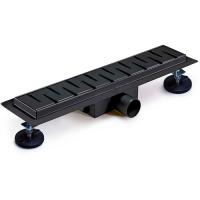 Трап-лоток TIM гориз 70 700мм СУХОЙ решетка-нерж ЧЕРНЫЙ