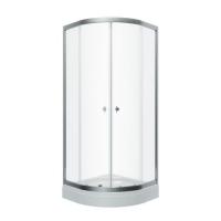 Душевое ограждение "Альфа-Хром" 90х90, 1/4 круга, низ. подд. сифонD90мм