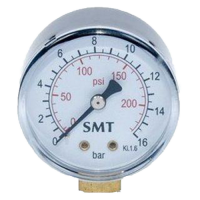 Манометр SMT 16 бар вертикальный 1 4 штуцер