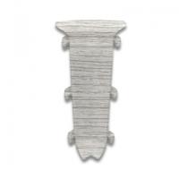 Угол внутренний для плинтуса Ясень серый 253, Деконика