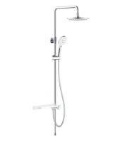 IDDIS Душевой гарнитур с верхней лейкой, белый, Ray, RAYSW3Fi76