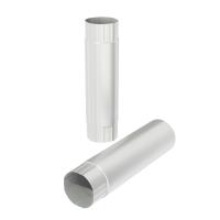 Труба ф100мм белый (RAL9003) 2м ВЕГАСТОК