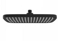 Душевая насадка верхняя прямоугольная, черная матовая, Esper, IDDIS, ESP25BSi64