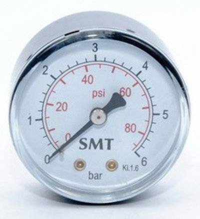 Манометр SMT 6 бар горизонтальный 1 4 штуцер