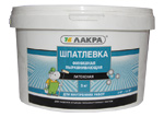 Шпаклевка латексная  финишная выравнивающая для гипсокартона 1,5кг Лакра