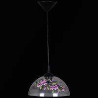 .Светильник подвесной Колпак НСБ 02-60-001 напыление сакура (черный подвес)