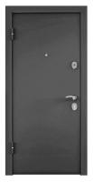 Дверь стальная  ТОРЭКС  Х5 860 2050 левая (металл металл, темно-серый букле графит)