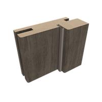 Стойка дверная ALBERO с уплотнителем телескопическая 70*28*2070 Эко-шпон Серый кедр