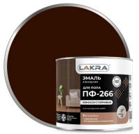 Эмаль ПФ-266 красно-кор 2 кг.  ЛАКРА