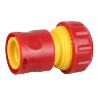 Соединитель с автостопом GRINDA из ударопрочной пластмассы, 3 4