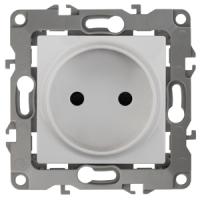 Розетка 1-М. 2P СП ЭРА 12,16A-250В, IP20, белая12-2105-01