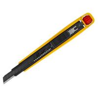 Нож 9мм, алюминиевый корпус, выдвижное лезвие 30гр.   ПРОФИТ