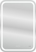 Зеркало CERSANIT Design PRO 050 (55*80) с подсвет.,антизап., часы (LU-LED050*55-P-OS) 