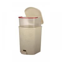 Контейнер для мусора  Плетенка  12л. с пед.  М2347,2348, 2048