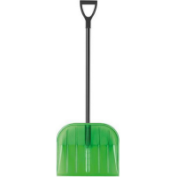 Лопата снеговая "Гранд" 460*400*1380мм поликарбонатная, алюминиевый черенок, средняя // FIT