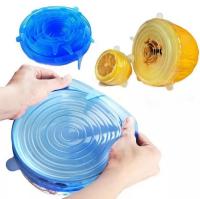 Крышки силиконовые Super Strech Silicon Lids (7,10,12,15,17,20см ( набор 6 шт)