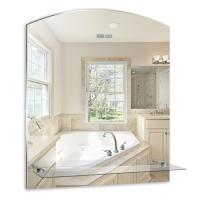 .Зеркало MIXLINE Шанс 500 580 с полкой