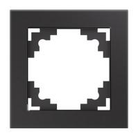 Рамка 1-местная, серия Катрин, GFR00-7001-06, графит