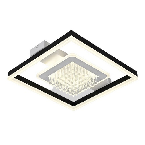 Люстра потолочная G61404 1B BK+WT