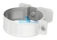 Крепление трубы ф100мм лапка белый (RAL9003) ВЕГАСТОК